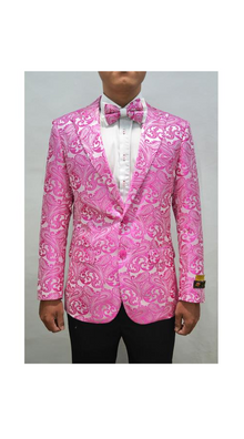 Fuchsia Unique Men's Floral  Fancy