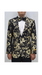 Men's  Flap Two Front Pockets Fashion Gold & Black Sport Coat