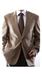 Men's Two Button Tan 100% Cotton Corduroy Sport Coat