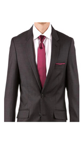 Men'S Slim Fit Suit - Fitted Suit - Skinny Suit Men'S Charcoal Wedding Suit