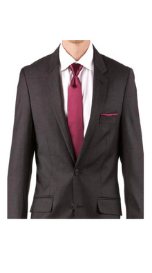 Men'S Slim Fit Suit - Fitted Suit - Skinny Suit Men'S Charcoal Wedding Suit