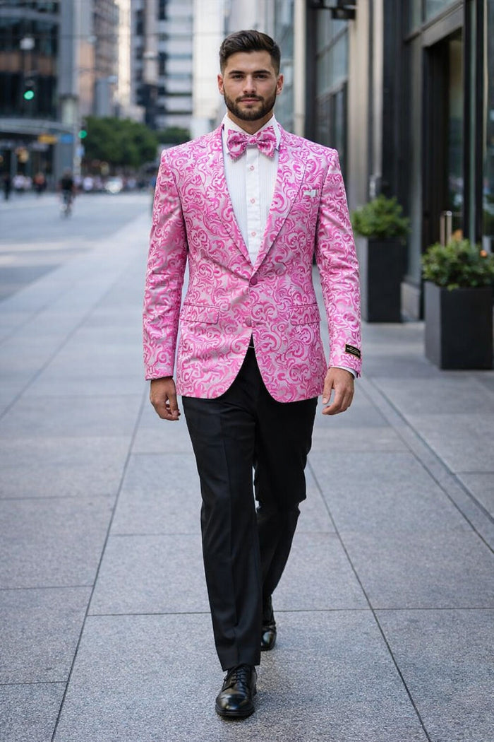 Fuchsia Unique Men's Floral  Fancy - Image 8