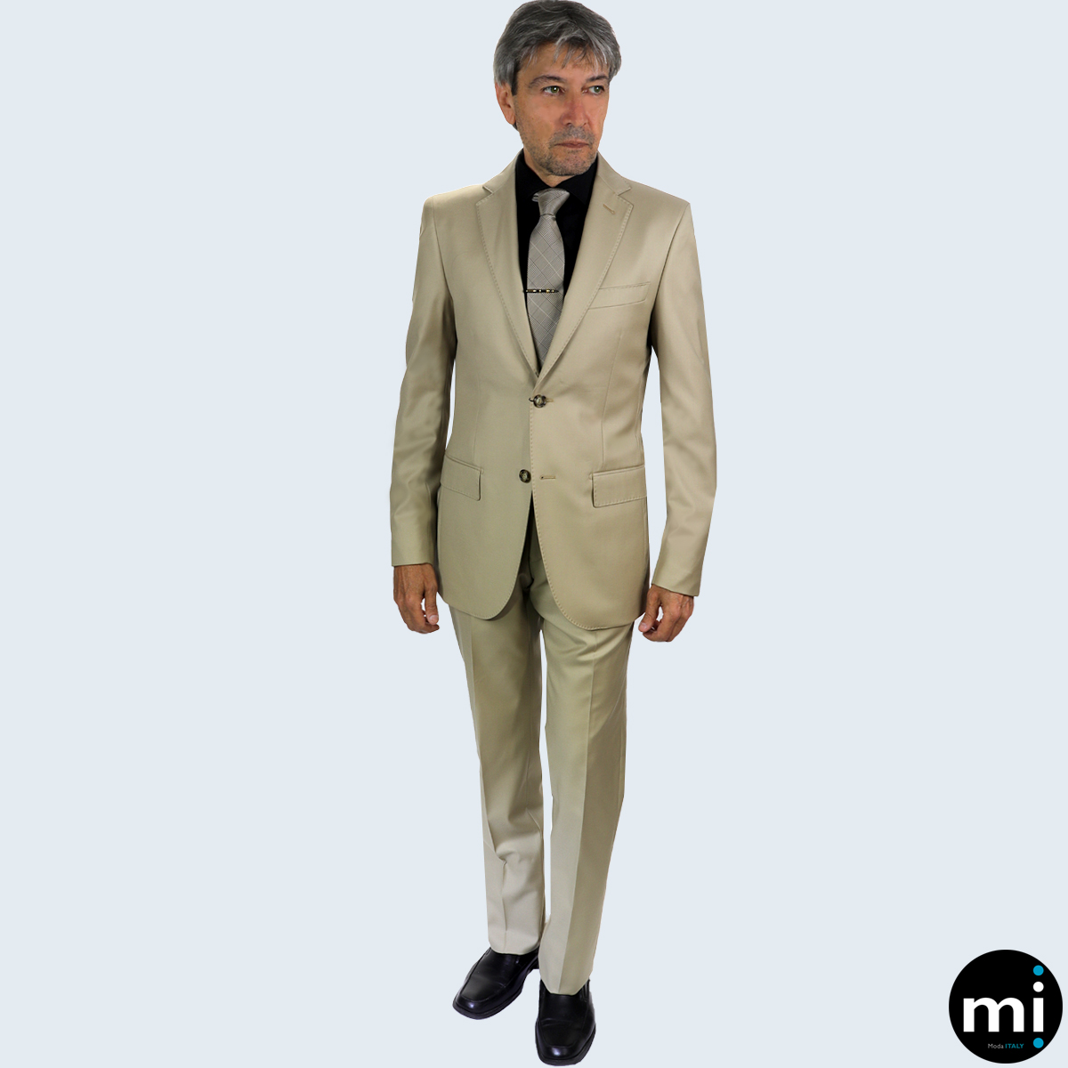 Galante Uomo Made in Italy Beige Suit - Image 8