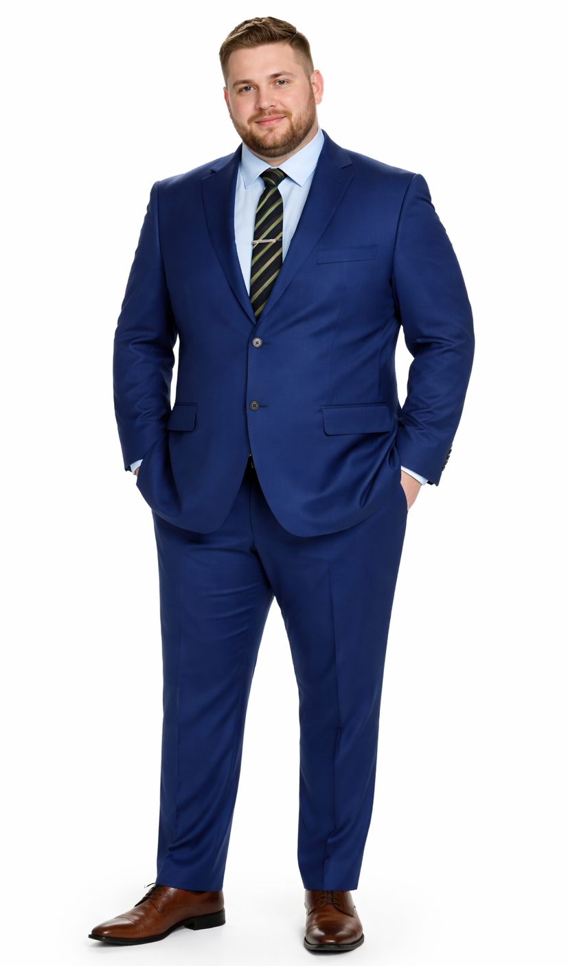 Galante Uomo Made in Italy Blue Suit - Image 5