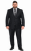 Galante Uomo Made in Italy Wool Black Suit