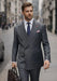 Statement Men's 2 Piece 100% Wool Modern Fit Pinstripe Suit - Double Breasted Jacket