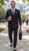 Statement Men's 2 Piece 100% Wool Modern Fit Pinstripe Suit - Double Breasted Jacket