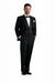 Gatsby Collection Tuxedos With Peaked Lapels Costumes Outfit Male Attire Flap Pockets And Patterned SB Vest