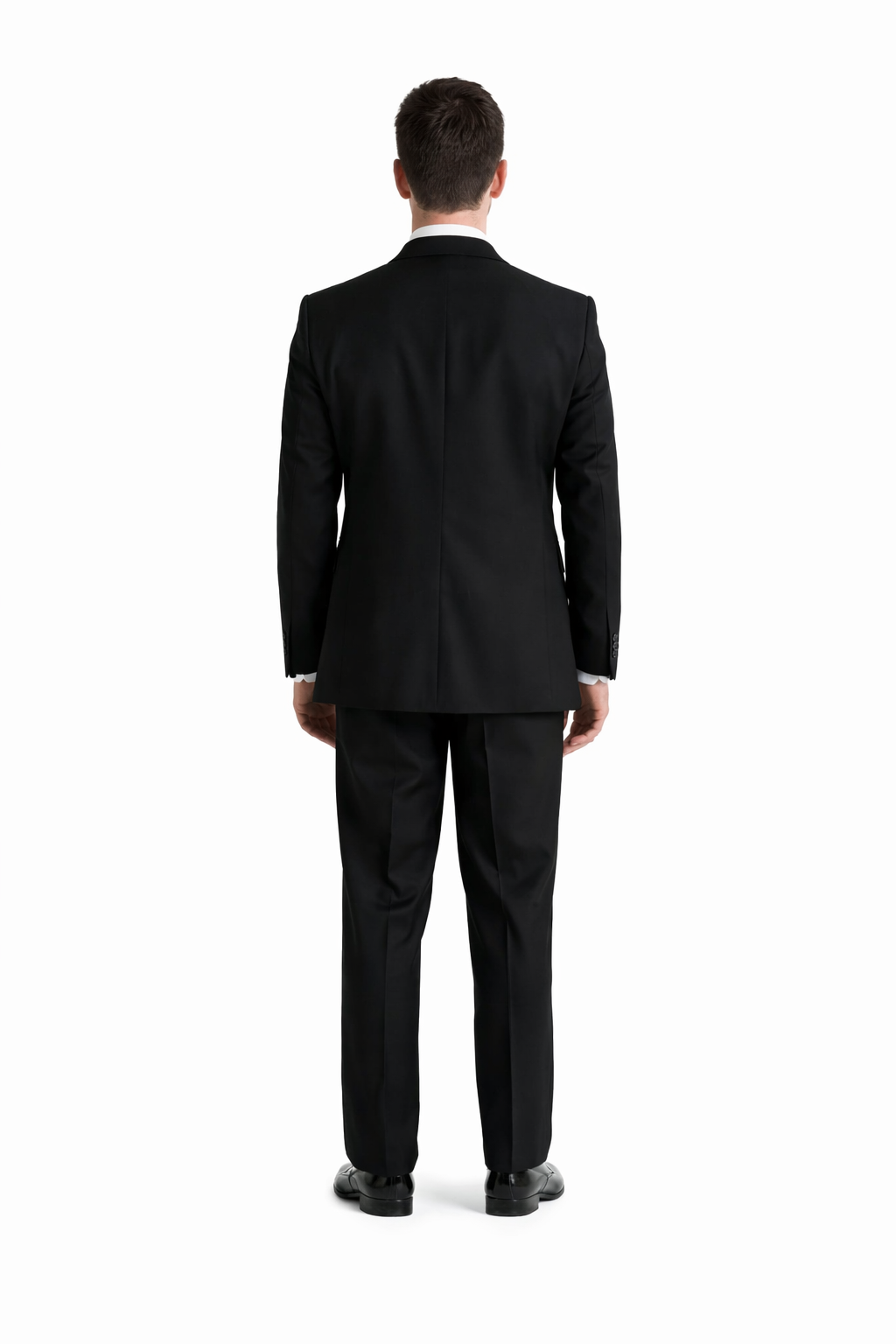 Gatsby Collection Tuxedos With Peaked Lapels Costumes Outfit Male Attire Flap Pockets And Patterned SB Vest - Image 2