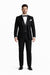 Gatsby Collection Tuxedos With Peaked Lapels Costumes Outfit Male Attire Flap Pockets And Patterned SB Vest