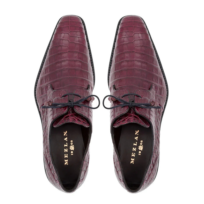 Mezlan Dark Brown  Crocodile Mens  Shoes Anderson