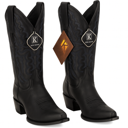 Genunie Stingray Mantarraya Skin King Exotic Boots Cowboy Style By Los Altos Boots Botas For Sale Snip Toe Western Cowboy Black Dress Cowboy Botas De Mantarraya - Mantarraya Boots Cheap Priced For Sale Online - Image 4