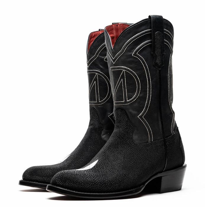 Marco Di Milano Georgia Stingray Round Toe Cowboy Boots