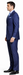 Giorgio Fiorelli Black and French Blue Two-Button Suit