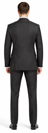 Giorgio Fiorelli Charcoal, Gray, and Light Gray Two-Button Suit - Image 2