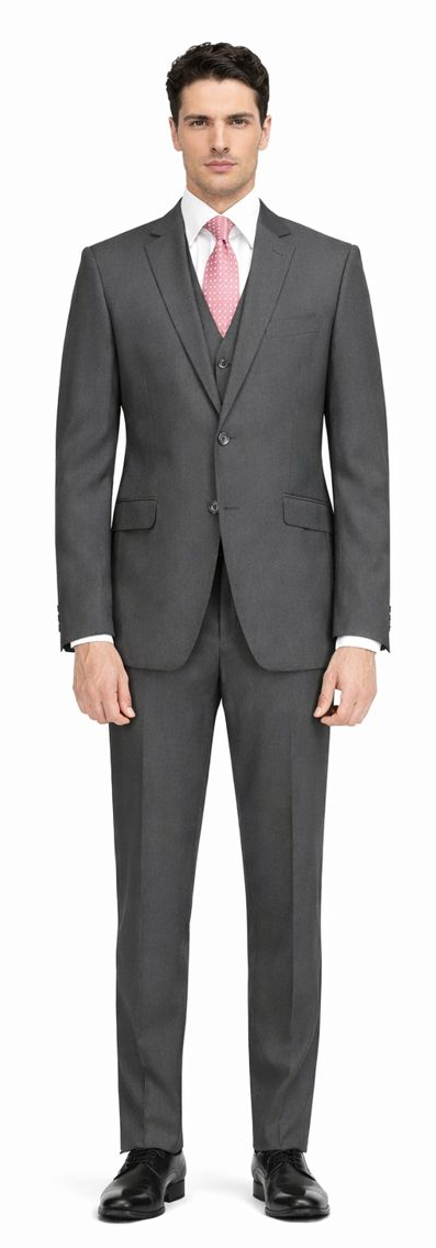 Giorgio Fiorelli Charcoal, Gray, and Light Gray Two-Button Suit - Image 3