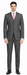 Giorgio Fiorelli Charcoal, Gray, and Light Gray Two-Button Suit