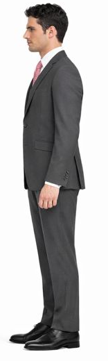 Giorgio Fiorelli Charcoal, Gray, and Light Gray Two-Button Suit - Image 4