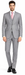 Giorgio Fiorelli Charcoal, Gray, and Light Gray Two-Button Suit