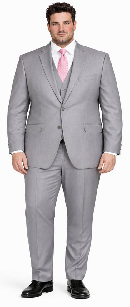Giorgio Fiorelli Charcoal, Gray, and Light Gray Two-Button Suit - Image 9