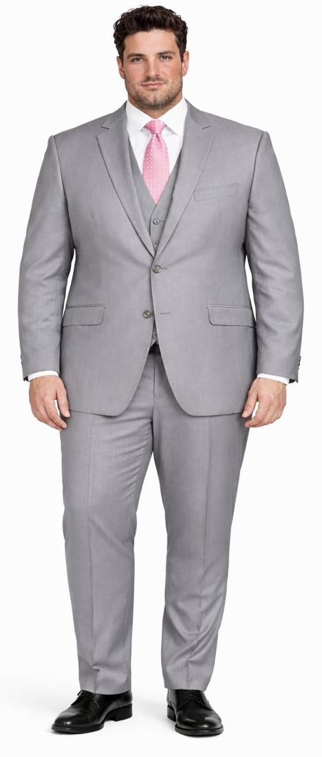 Giorgio Fiorelli Charcoal, Gray, and Light Gray Two-Button Suit - Image 9