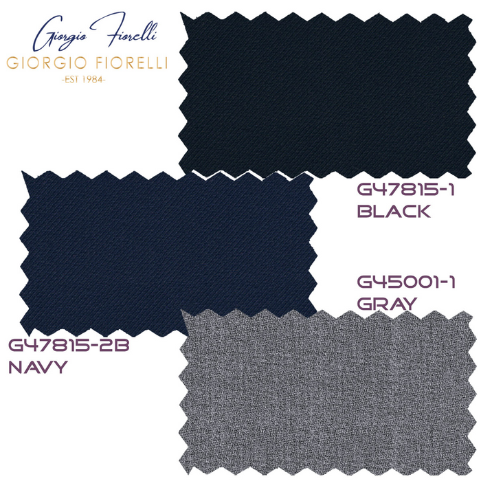 Double-Breast Suit, Black, Navy or Gray Colors by Giorgio Fiorelli - Image 11