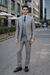 Giorgio Fiorelli Grey Two-Button Suit + Vest