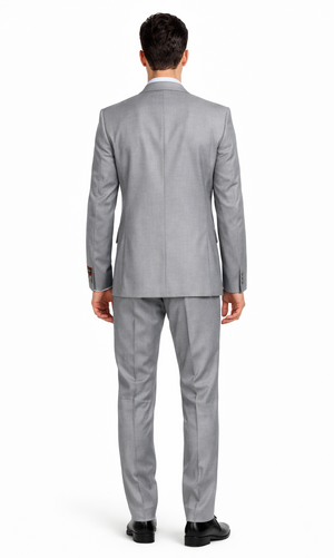Giorgio Fiorelli Grey Two-Button Suit + Vest - Image 2