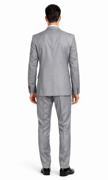 Giorgio Fiorelli Grey Two-Button Suit + Vest - Image 2