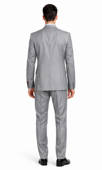 Giorgio Fiorelli Grey Two-Button Suit + Vest - Image 2