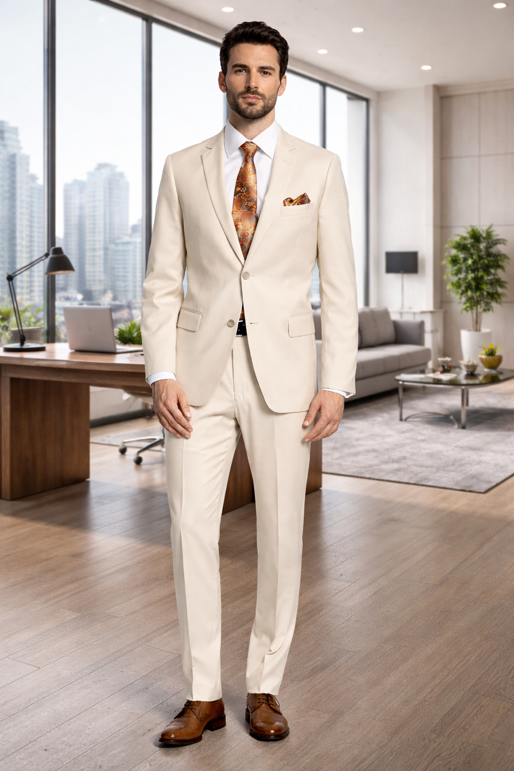 Giorgio Fiorelli Off White or Snow White Suits - Image 5