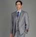 Giorgio Fiorelli Grey Two-Button Suit + Vest