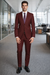 Giorgio Fiorelli Two-Button Suit in Burgundy, Camel, Beige