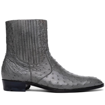 Marco Di Milano Giorgio Serpentine Gray Leather Luxury Shoe