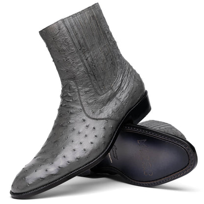 Marco Di Milano Giorgio Serpentine Gray Leather Luxury Shoe