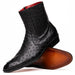 Marco Di Milano Giorgio Ostrich Quill Dress Boots Black