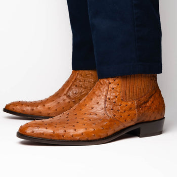Marco Di Milano Giorgio Brandy Leather Luxury Shoe