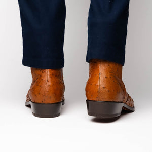 Marco Di Milano Giorgio Brandy Leather Luxury Shoe