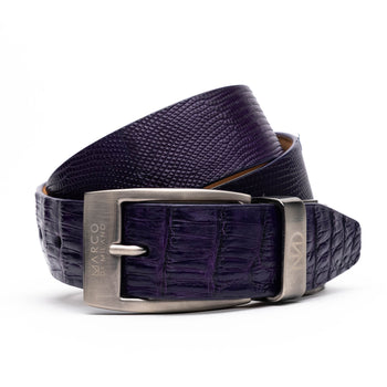 Marco Di Milano Giovanni Belt - Purple Leather Luxury Shoe