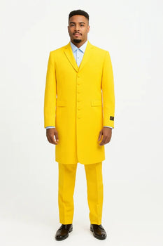 Yellow Zoot Suit - Mens Fashion Golish Yellow 1920s Vintage Look