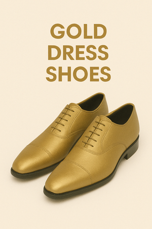 Gold Dress Shoes