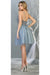```
Quince Dama Dresses - Short Quinceanera Dresses in Color Dusty Blue
```