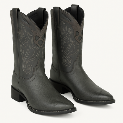 Men's Wild West Smooth Ostrich Skin 3X Toe Boots 29504-B - Image 15