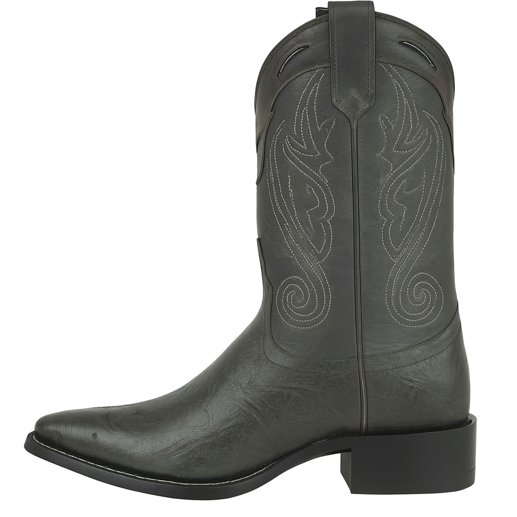 Men's Wild West Smooth Ostrich Skin 3X Toe Boots 29504-B - Image 14