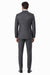 Men's Gray Pinstripe Three Piece Slim Fit Suits