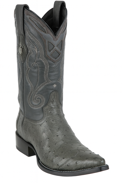 Men's Wild West Smooth Ostrich Skin 3X Toe Boots 29504-B - Image 9