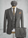 Brand New Quality 1920's English Style Peaky Blinders Style Vested Peaky Blinder Suit - Peaky Blinders Outfit + Overcoat + Hat (Peaky Blinder Custome)