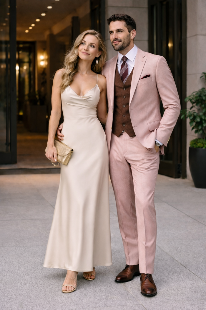Great Gatsby Pink Suit