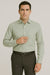 Mens Outlet Long Sleeve 100% Cotton Shirt - Green