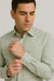 Mens Outlet Long Sleeve 100% Cotton Shirt - Green